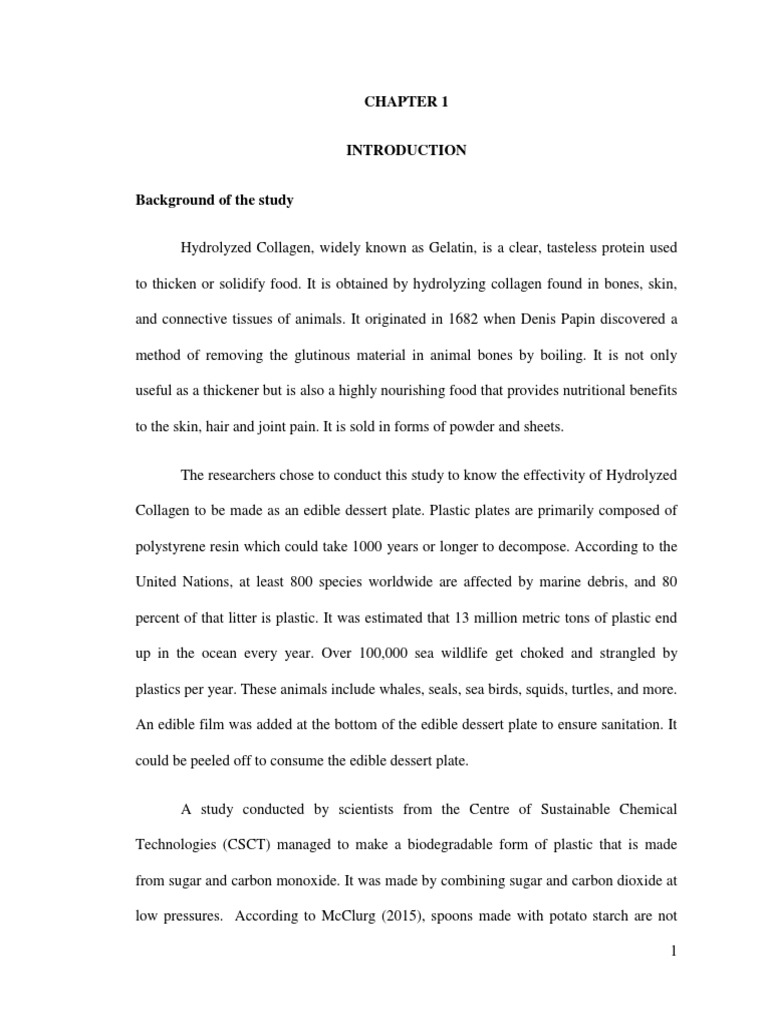 Final Capstone Pdf Pdf Gelatin Chemical Polarity