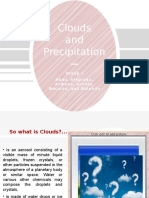 Clouds and Precipitation: Group 1 Abao, Alegrado, Ardines, Arcilla, Bacalso, and Balundo