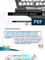 Bahan Sosialisasi Stunting Sekda Langkat Rakerkesda Tahun 2018