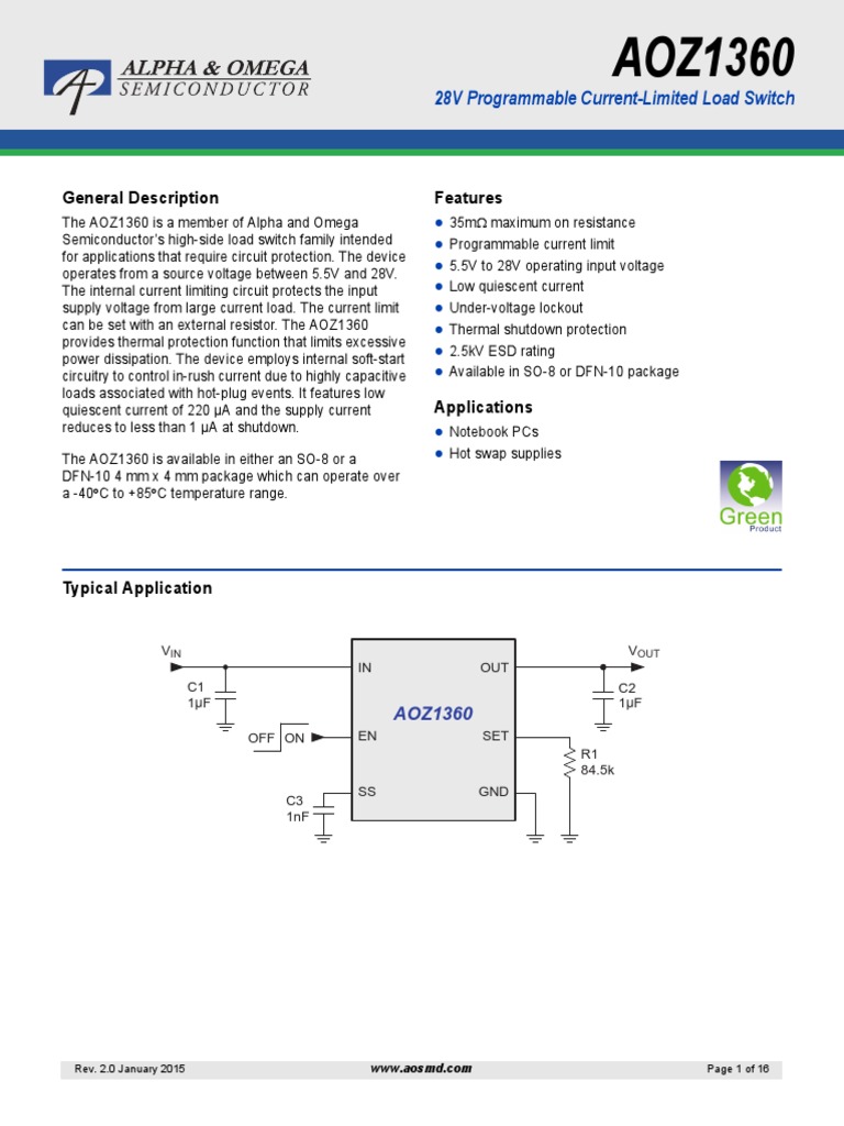Az1360 Circuito de Protección | PDF | Capacitor | Electronic