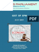 Gist of EPW July 2019 PDF