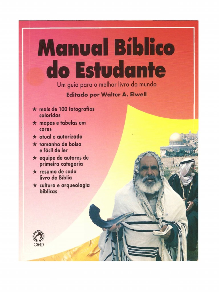 Manual Biblico Do Estudante Walter A Elwell Biblia Conteudo Biblico