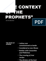 Understanding the Context and Messages of the Prophets