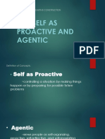 The Self as Proactive and Agentic