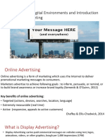 Advertising in Digital Environments and Introduction To Mobile Marketing