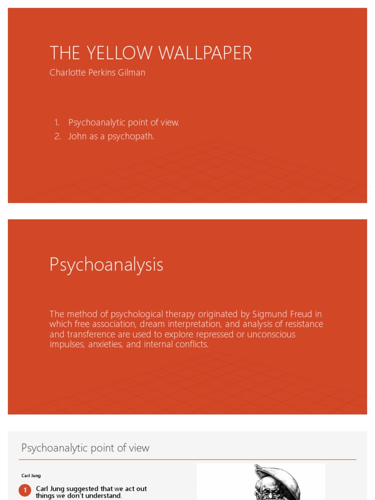 Psychoanalysis of The Yellow Wallpaper Download Free PDF