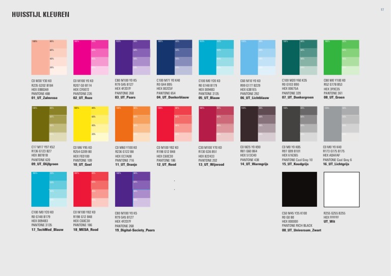 UT Kleuren Richtlijnen | PDF