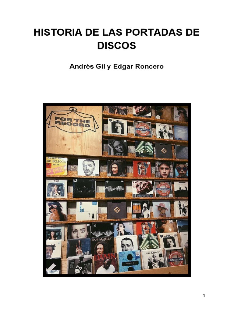 Historia de Las Portadas de Discos | PDF | Jazz | Partituras, image size:768x1024
