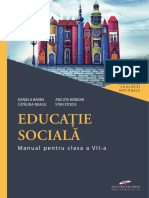 Educație Sociala Clasa A VII A