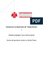 Ideas Principales Del Texto "La Observación, Una Palabra para Desbaratar y Re-Significar: Hacia Una Epistemología de La Observación", de Rafael Ávila