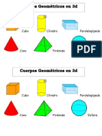 Cuerpos Geometrcos 3 d Segundo Basico