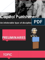 Capital Punishment:: An Intolerable Type of Discipline