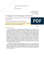 CT Angiography: Current Technology and Clinical Use: Go To