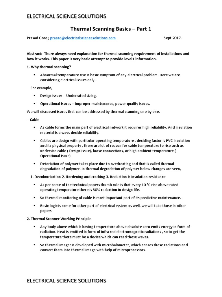 Thermal Scanning Basics Part 1 | PDF | Temperature | Materials Science