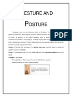 Posture and Gesture
