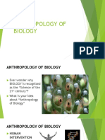 Anthropology of Biology