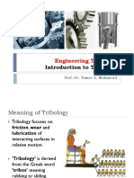 Introduction To Tribology