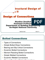 Structural Design of Buildings II Design of Connections