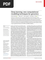 Deep Learning: New Computational Modelling Techniques For Genomics