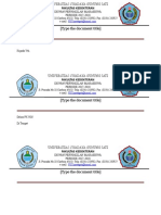 (Type The Document Title) : Fakultas Kedokteran