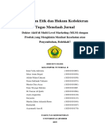 Pratikum Etik Dan Hukum Kedokteran - Telaah Jurnal Dokter Aktif Di MLM