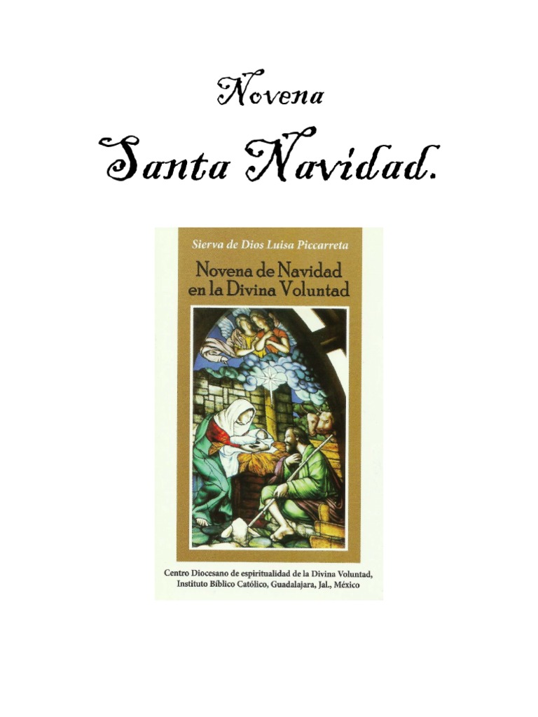 Novena de Navidad | PDF | María, madre de Jesús | Amor