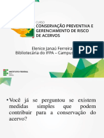 Conservação de acervo