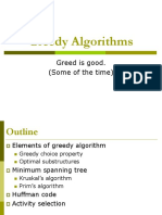 Greedy Algorithms