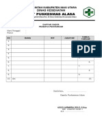 Format Undangan, Notulen Rapat Dan Daftar Hadir