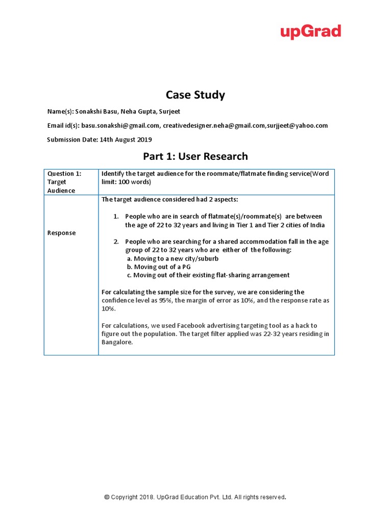 Case study submission format image