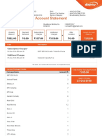 Account Statement: MR Srikanth Illa