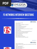 100 F5 Interview Questions