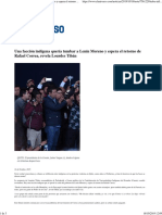 Un Afacción Igdígena Correísta Quería Dar Un Golpe de Estado A Lenin Moreno PDF