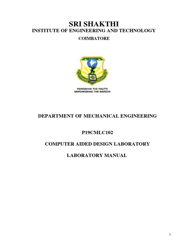 CAD LAB - Final | PDF | Computer File | Computer Monitor