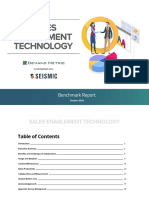 Sales Enablement Technology Bencharking Report