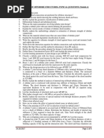 Oe6200 Design of Offshore Structures-Typical Questions (Module 4)