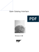 Open Catalog Interface: Release 2.0B
