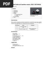 Digital Infrared Motion Sensor