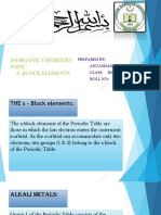 S-Block Elements: Properties of Alkali and Alkaline Earth Metals