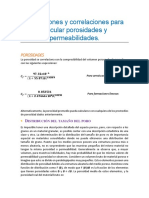 Funciones y Correlaciones Para El Calculo de Porosidades y Permeabilidades