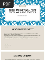 Rural Marketing - Surf Excel