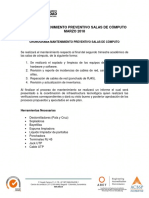 Plan de Mantenimiento 1 Ciclo 2018