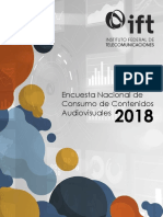 Encuesta Nacional de Consumo de Contenidos Audiovisuales 2018