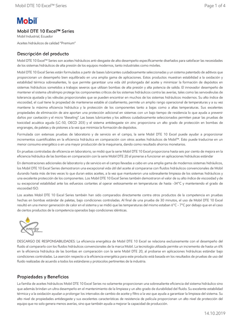 Ficha t cnica mobil dte 10 excel series pdf uso eficiente de