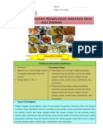 Perencanaan Usaha Pengolahan Makanan Khas Asli Daerah: PKWU-3.1/4.1/1/1-1