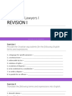 English for Lawyers I - Legal Language Fundamentals
