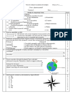 Evaluare Sumativă Terra-Planeta Noastra