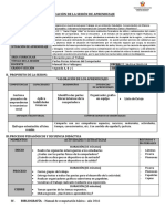 Sesión de Aprendizaje Ept 2-2