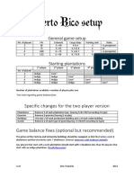 Puerto Rico Setup Sheet