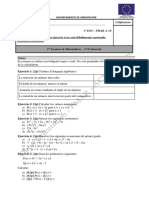 1 - Examen Matematicas PMAR A PDF